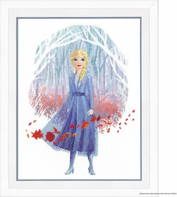 Produktbild von Auslaufmodell Vervaco Kreuzstichset "Disney Frozen 2 Elsa", Zählmuster