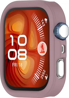Immagine prodotto di Custodia protettiva in silicone per Huawei Watch Fit 4 Pro Protezione a metà copertura Viola scuro