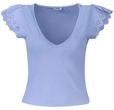 Produktbild von Guess Jeans Damen Kurzarm-T-Shirt, Blau