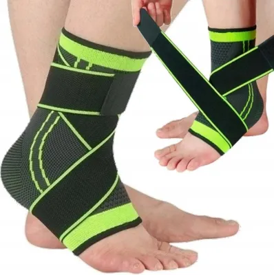 Produktbild von Elastische Sprunggelenkbandage mit Klettverschluss, verstellbar, Universalgröße