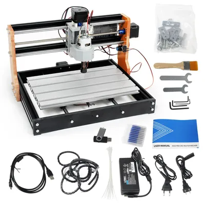 Obrázok produktu pre CNC stroj, riadenie lasera a vretena, kompaktná konštrukcia, 3018 pro, bez lasera