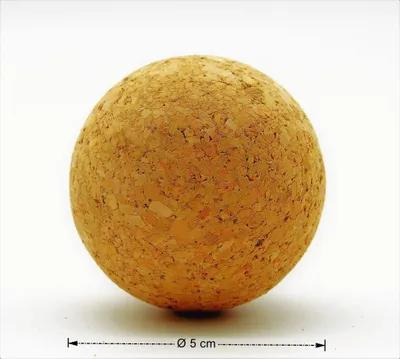Produktbild von Kork Kugel 5 cm - Weinkorken Kugelstopfen Holzkorken Korkbälle Korkstopfen