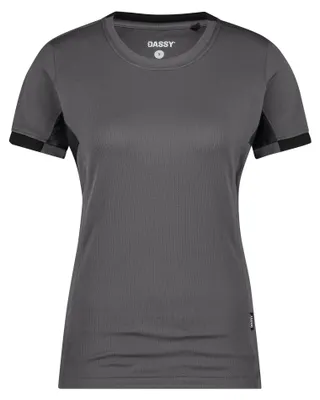 Imagen del producto de DASSY® Nexus Next, camiseta para mujer, modelo para trabajo, color gris antracita/, talla M