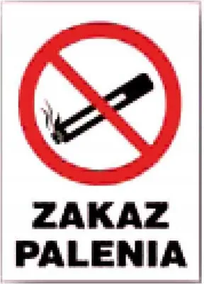 Zdjęcie produktu dla ZI-10/2 ZNAK TABLICA informacyjna - Zakaz palenia