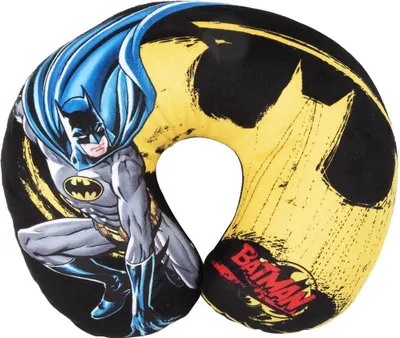 Zdjęcie produktu dla Tataway Miękka poduszka na szyję Batman do samochodu i podróży, bezpieczeństwo dziecka, wygoda, superbohater Batman