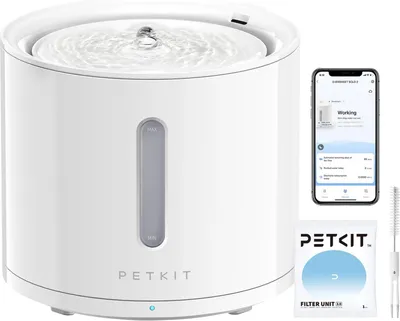 Productafbeelding van Drinkfontein voor katten en honden - 2 liter - automatisch - draadloze pomp - met filter - stil