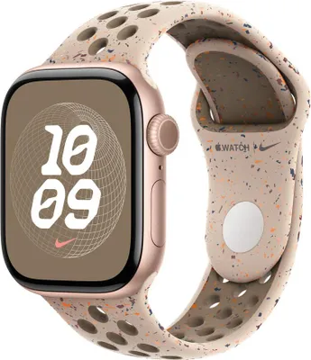 Produktbild von Apple MC2C4ZM/A, Band, Smartwatch, Beige, Apple, Apple Watch Models 38mm, 40mm, 41mm, Fluor-Elastomer