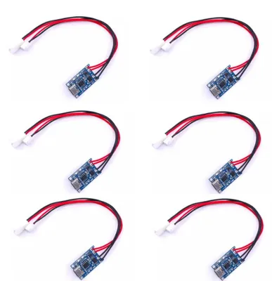 6x TC4056 5V 1A Li-Ion Ladeplatine USB-C Modul