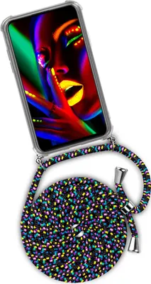 Produktbild von TWIST-Case + TWIST-Cord für Huawei P40 Lite, Farbe:Night Fever (Silber)