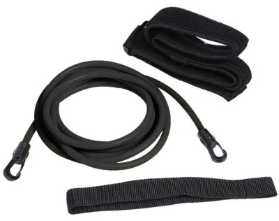 Produktbild von Schwimmtrainingsgurt, verstellbarer Komfort, effektives Widerstandstraining, Schwarz 3M