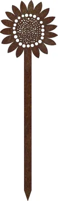Immagine prodotto di CORGARDEN Decorazione da giardino girasole 70 x 20 cm, corten CORGARDEN 1052