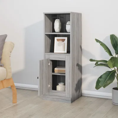 Immagine prodotto di vidaXL Credenza Grigio Sonoma 36x35,5x103,5 cm Materiale a base di legno