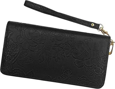 Produktbild von Große Damen-Portmonee - Kunstleder & Handy-Tasche | Mit Gurtband