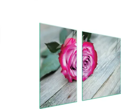 Produktbild von Glasschutzplatte Für Herd 90X52 Rose
