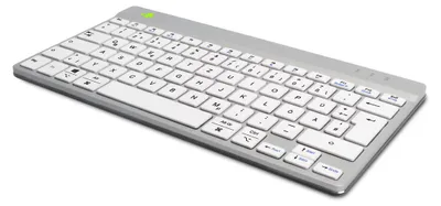 Produktbild von R-Go Compact Break (weiß, drahtlos, QWERTZ - DE)