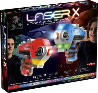 Laser X Doppel-Blaster Evolution – 2 Laserpistolen, 90 m Reichweite