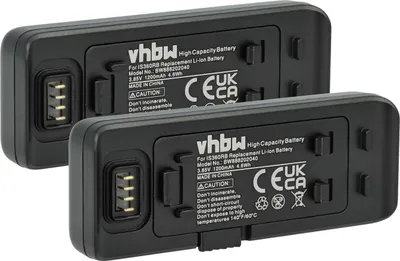 Produktbild von vhbw 2x Akku kompatibel mit Insta360 ONE R, R Twin Edition Kamera (1200 mAh, 3,85 V, Li-Ion)