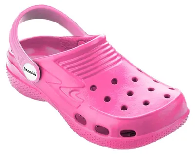 Imagen del producto de Zapatos de niña, tipo clogs, color rosa, talla 35 EU, para jardín y tiempo libre
