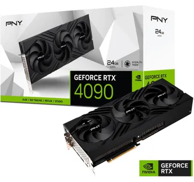 Produktbild von PNY NVIDIA GeForce RTX 4080 Grafikkarte - 16 GB GDDR6X - 2,21 GHz Core - 2,51 GHz Boost-Taktfrequenz - 256 Bit Busbreite - PCI Express 4.0 x16 - DisplayPort - HDMI