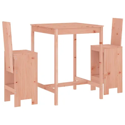 Produktbild von "2026 Aktion" 3-tlg. GartenBar-Set Essgruppe - elegantes Design - Sitzgruppe/Tisch+ Stuhl - Massivholz Douglasie - Terassenmöbel NeuMöbel111442