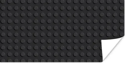 Produktbild von MuchoWow® Poster Lego - Bild - Schwarz 120x60 cm - Bild