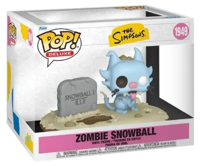 Immagine prodotto di Die Simpsons POP! Deluxe Vinile Figurina Zombie Snowball, 9 cm - Funko - (altre categorie / Oggetti da collezione)