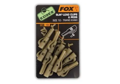 Produktbild von Fox Edges Slik Lead Clip + Pegs (10 Stück)