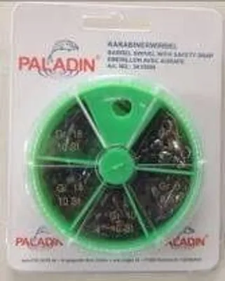 Produktbild von Paladin Karabinerwirbel Sortimentbox - 42 Wirbel