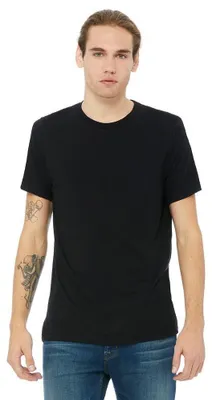 Produktbild von Canvas Triblend Herren T-Shirt mit Rundhalsausschnitt LT775 (S) (Schwarz Triblend)