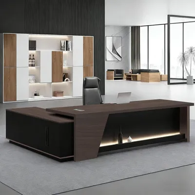 Obrázok produktu pre Stôl v tvare "L" s úložným priestorom, rozmer 170x80x75 cm, čierno-biely
