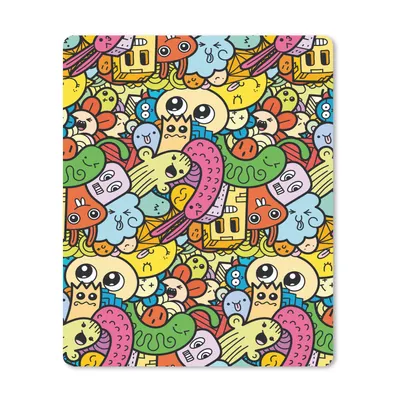 Produktbild von MuchoWow® Mauspad Mousepad Kinder - Muster - Regenbogen - Design - Mädchen - Jungen 30x40 cm - Mousepads - Maus Mat - Pad - Mausunterlage - Mausmatten
