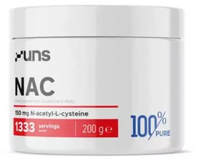 Image de UNS NAC, N-acétyl-L-cystéine, poudre, 150 mg, 200 g