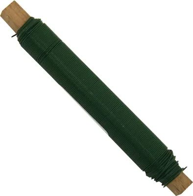 Obrázok produktu pre Kvetinový drôt, viazací drôt, ovíjací drôt, drôt na ručné práce, Ø 0,65 mm, zelený