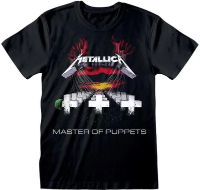 Immagine prodotto di Metallica - Maglietta "Master Of Puppets" per uomo/donna Unisex PH1618 (M) (Nero)