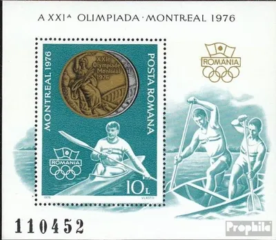 Produktbild von Briefmarken Rumänien 1976 Mi Block137 (kompl.Ausg.) postfrisch Medaillengewinner