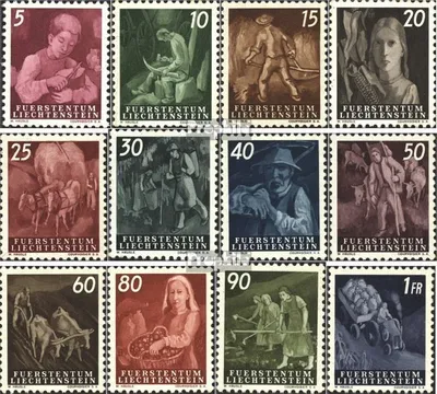 Produktbild von Briefmarken Liechtenstein 1951 Mi 289-300 (kompl.Ausg.) postfrisch Landarbeit