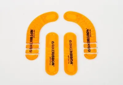 Obrázek produktu pro Gelové podložky Bikeribbon – oranžové – měkké