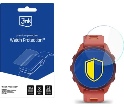 Produktbild von Hybridglas für Garmin Forerunner 70 / 170 / 170 Music, 3mk Watch Protection, 3 Stück