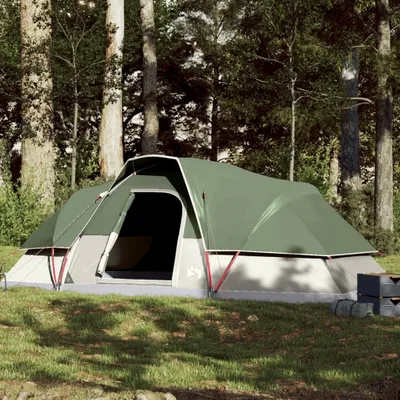 Produktbild von Möbel Kuppel-Familienzelt 9 Personen Grün Wasserdicht - Campingzelte 94563
