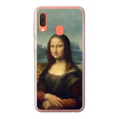 Produktbild von MuchoWow® Handyhülle Schutzhülle Hülle für Samsung Galaxy A20e Mona Lisa - Da Vinci - Gemälde Silikon Softcase Handy Hülle - Abdeckung