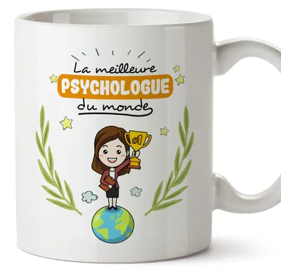 Keramikbecher Psicologa 350 ml, mikrowellengeeignet