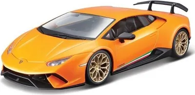 Zdjęcie produktu dla BBURAGO Lamborghini Huracan Performante 1:24, Model super pojazdu, Wstępnie zmontowany, 1:24, Lamborghini Huracan Performante, Każda płeć, 3 lat(a)
