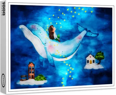 Produktbild von raxxa Premium-Puzzle "The night is so beautiful - so full of stars", 1000 Teile
