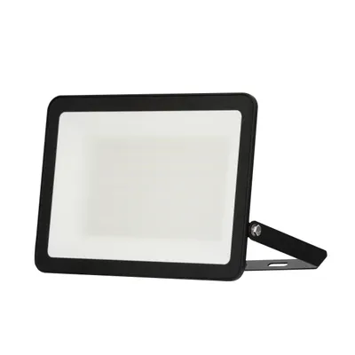 Produktbild von XUDO LED Fluter 100W 9000lm Neutralweiß 4500K IP65 Außenstrahler Schwarz Aluminium Scheinwerfer mit Sensor-Anschluss