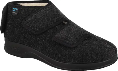 Produktbild von Fly Flot Herren Hausschuhe Geschlossen Warmfutter, Größe:46 EU, Farbe:Schwarz