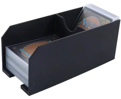 Imagen del producto de Soporte para mazos de cartas con espacio para el cementerio, diseñado para mazos de Commander, color