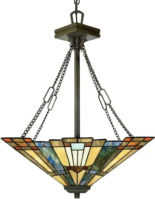 Produktbild von Elstead Inglenook Hängeleuchte E27 3-fach 65cm Valiant Bronze