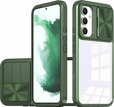 Produktbild von imoshion Back Cover mit Kameraschieber Samsung Galaxy A54 (5G) - Dunkelgrün