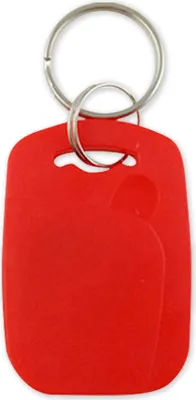 Produktbild von EM+MF Doppelchip - rot - RFID Doppelchip EM 125 kHz + Mifare 13,56 MHz