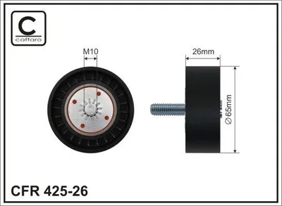 Produktbild von CAFFARO Umlenkrolle/Führungsrolle, Zahnriemen 425-26